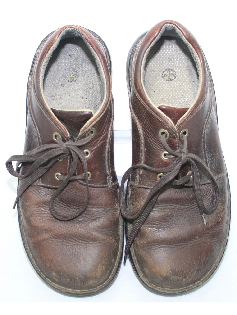 Vintage Dr. Martens 11194 Brown Pebbled Leather Oxford Shoes Boots Mens Size 11